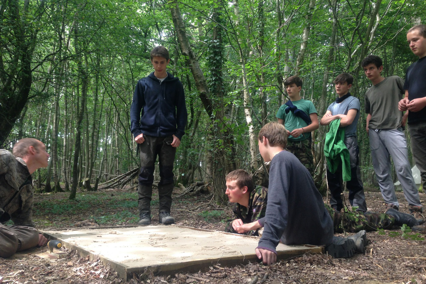 Teenagers at Sacred Earth