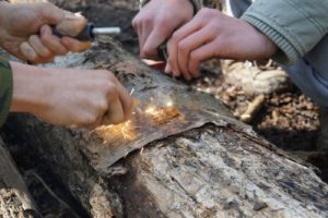Techniques for making fire by friction