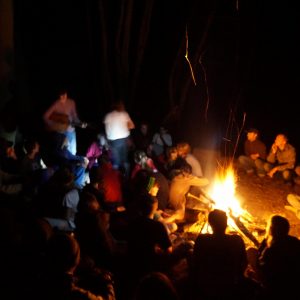 Sitting around the campfire